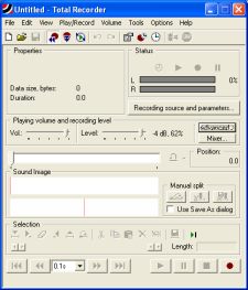Download a free audio recording software... Total Recorder! audio recording software... Total Recorder!