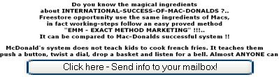 net-job -- build a solid business like Mac Donalds winning system